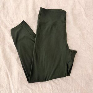 Marika High-Waisted Performance Leggings – Olive Green – Size XL